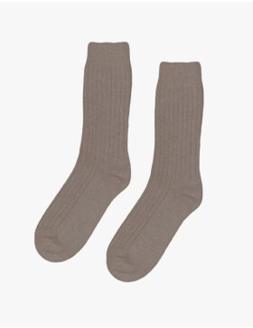 Merino Wool Blend Sock - warm taupe