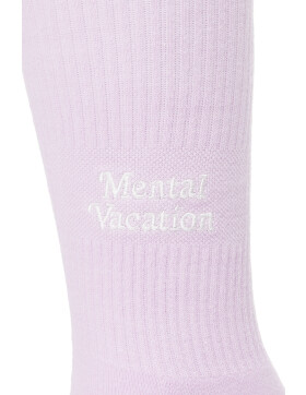 Mental Vacation Sock - lavender