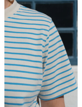Heavy T-Shirt Jonna - blue striped