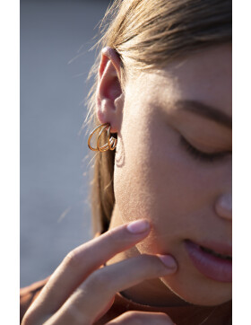 Wire Earrings - gold