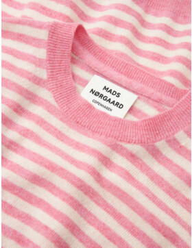 Stripe Kasey Sweater - begonia pink/winter white
