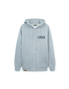 Hooded Deluxe Jacket 022 heather grey