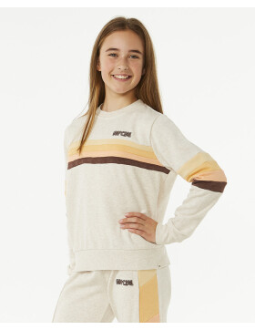 Revival Pannelled Crew-Girl - Oatmeal Marle