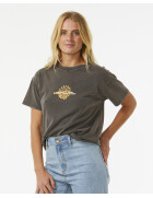 Taapuna Relaxed Tee - Washed Black