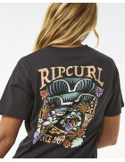 Tiki Tropics Relaxed Tee - Washed Black