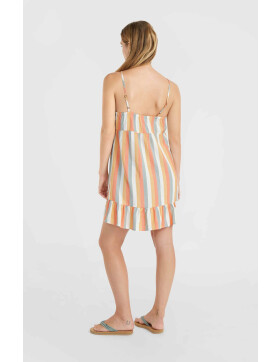Malu Beach Dress - Orange Multistripe