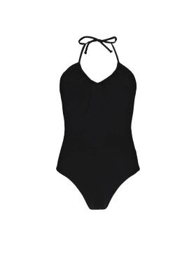 Solid V-Neck One Piece
