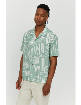 Honolulu Shirt - cobalt green/printed