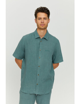 Leland Linen Shirt - jade