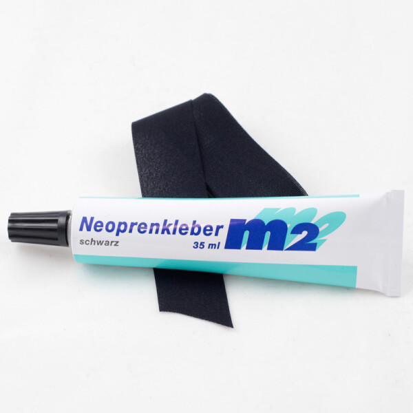 M2 - Neoprenreparaturset Nahtband - black