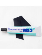 M2 - Neoprenreparaturset Nahtband - black