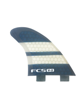 FCS I - V-2 PC 3-Fin Set - blue-white - M