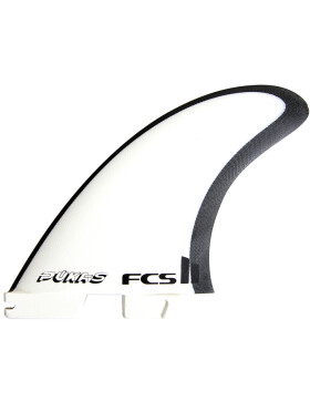 FCS II - Pukas PG 3-Fin Set - white-black - L