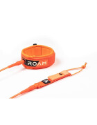 ROAM Surfboard Leash Premium 9.0 Knie 7mm Orange