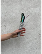 MIZU Strawset -  4 assorted color Straws & 1 Brush