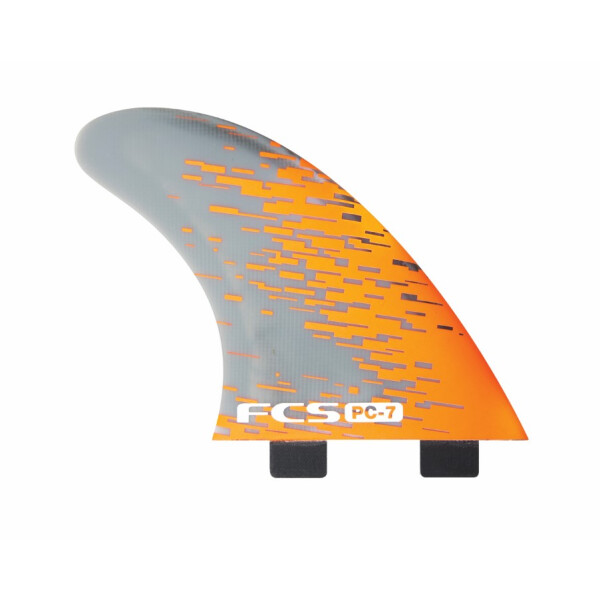 FCS I - PC-7 PC 3-Fin Set - orange smoke - L