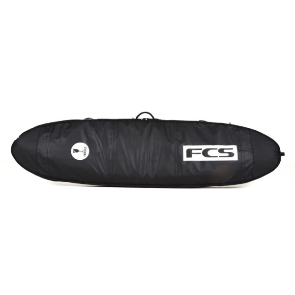 FCS Travel 1 Longboard - black-grey - 92